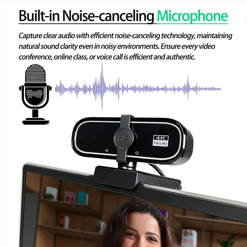 Xiaomi Q1 4K Webcam 2K Autofocus USB Camera 1080P HD With Microphone Computer Camera For Living/Video Call/Conference 2025 New