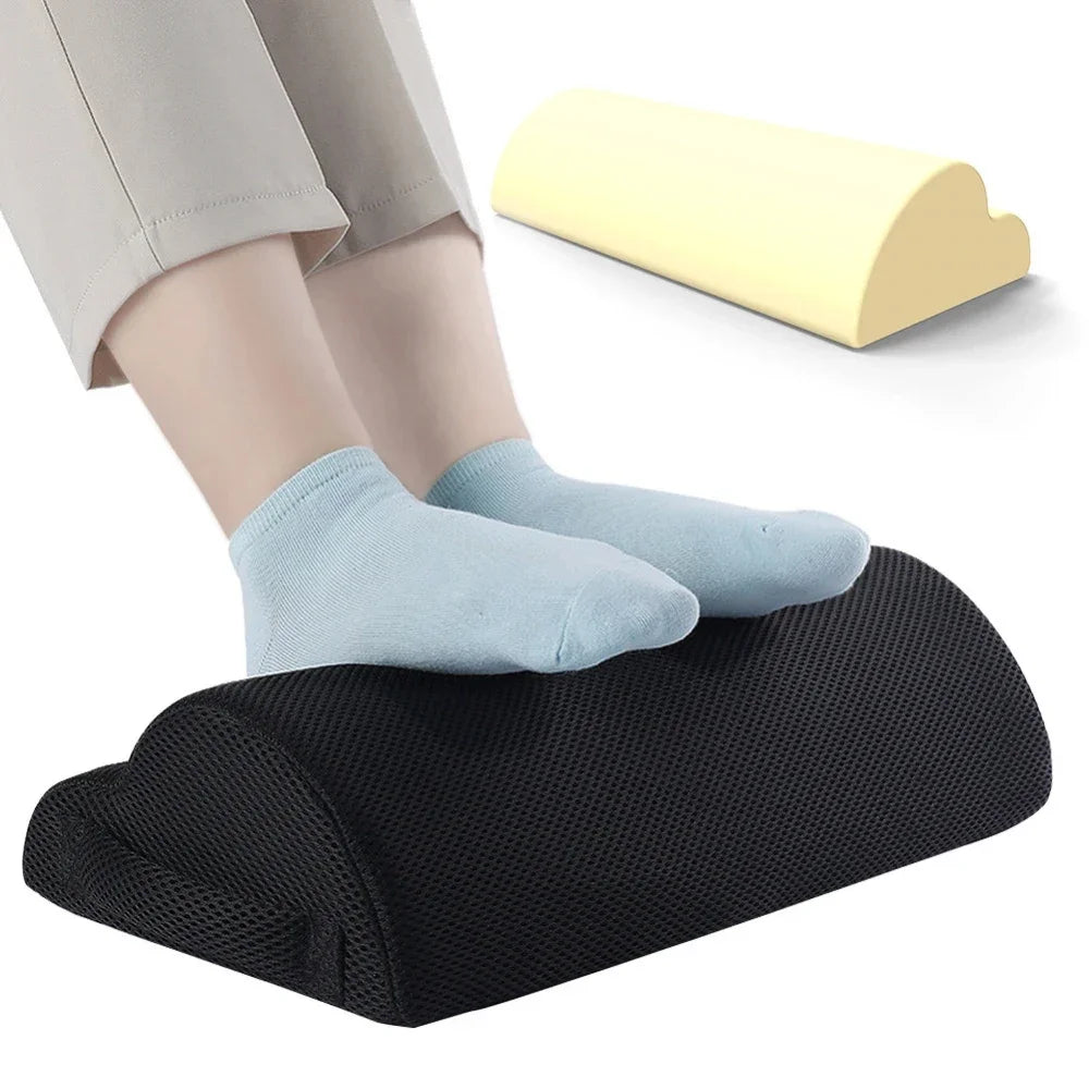 Comfort Foot Rest Under Desk All-Day Pain Relief & Leg Support Stool Under Desk Foot Rest Ergonomic for Home Office Work, Gaming