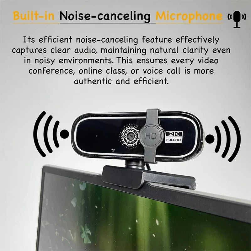 Xiaomi Q1 4K Webcam 2K Autofocus USB Camera 1080P HD With Microphone Computer Camera For Living/Video Call/Conference 2025 New