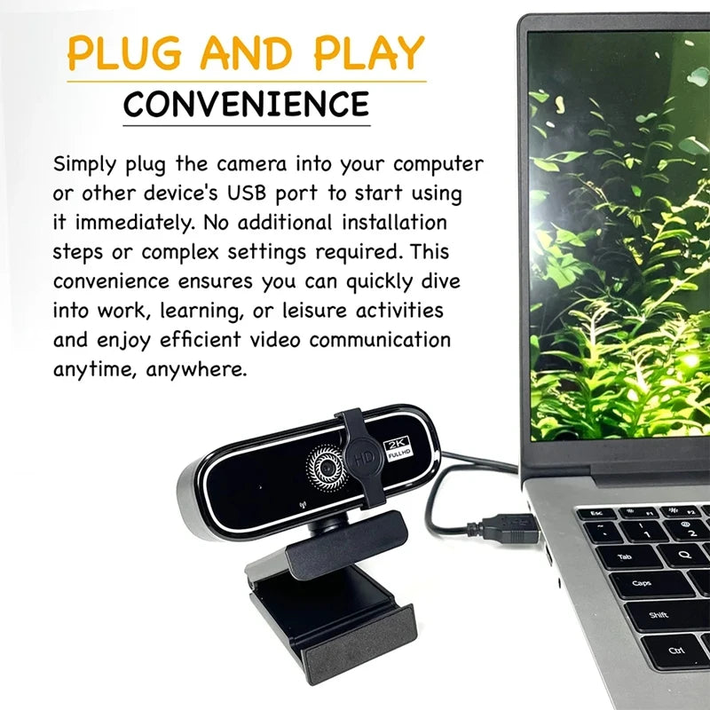 Xiaomi Q1 4K Webcam 2K Autofocus USB Camera 1080P HD With Microphone Computer Camera For Living/Video Call/Conference 2025 New