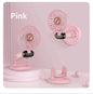 Handheld Mini Fan Portable USB Rechargeable, Foldable Neck Fan with 5 Speeds & Phone Holder, for Outdoor/Desk Use, Lightweight