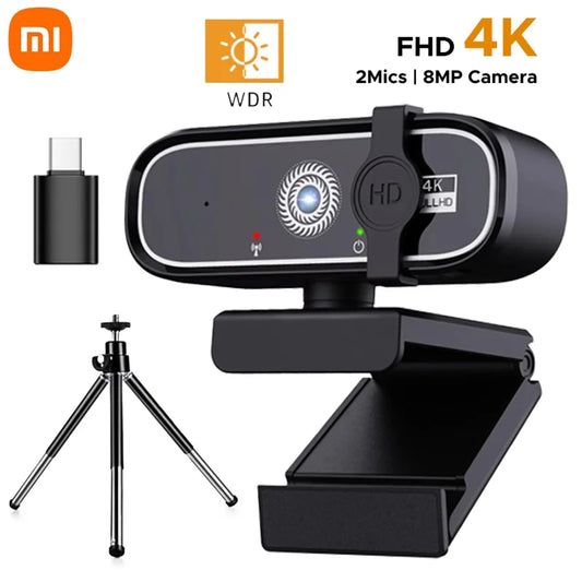 Xiaomi Q1 4K Webcam 2K Autofocus USB Camera 1080P HD With Microphone Computer Camera For Living/Video Call/Conference 2025 New