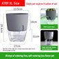 AS High Transparent Series Self Watering Planter Double-layer Resin Flowerpots Desktop Plant Pot for Horticultural Planting Pots