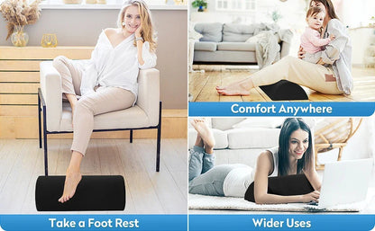 Comfort Foot Rest Under Desk All-Day Pain Relief & Leg Support Stool Under Desk Foot Rest Ergonomic for Home Office Work, Gaming