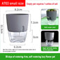 AS High Transparent Series Self Watering Planter Double-layer Resin Flowerpots Desktop Plant Pot for Horticultural Planting Pots