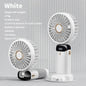 Handheld Mini Fan Portable USB Rechargeable, Foldable Neck Fan with 5 Speeds & Phone Holder, for Outdoor/Desk Use, Lightweight
