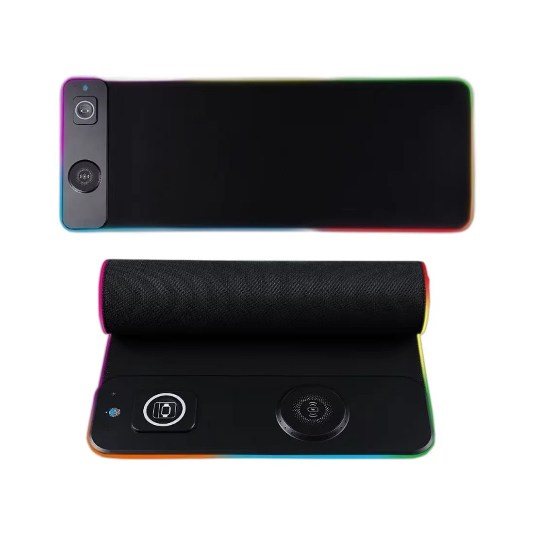 For 3-in-1 Magnetic Wireless Charging Personalized Mousepad Large XXL Customized Office Desk Pad Wireless Charging Luminous Mat
